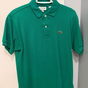 Lacoste Men's Green Polo Shirt